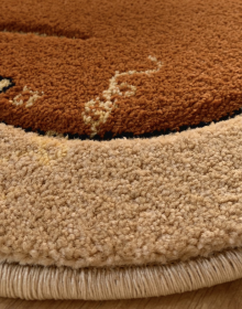 Синтетичний килим Frize Vrezanny 3127A orange - высокое качество по лучшей цене в Украине.